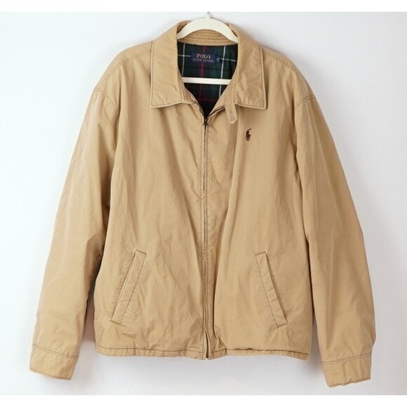 Polo Ralph Lauren Harrington Bi-Swing Jacket Vintage Khaki - Size XXL - Picture 1 of 7